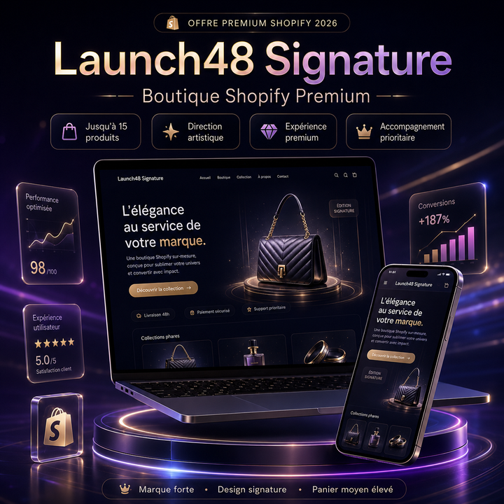Launch48 Signature — Boutique Shopify Premium